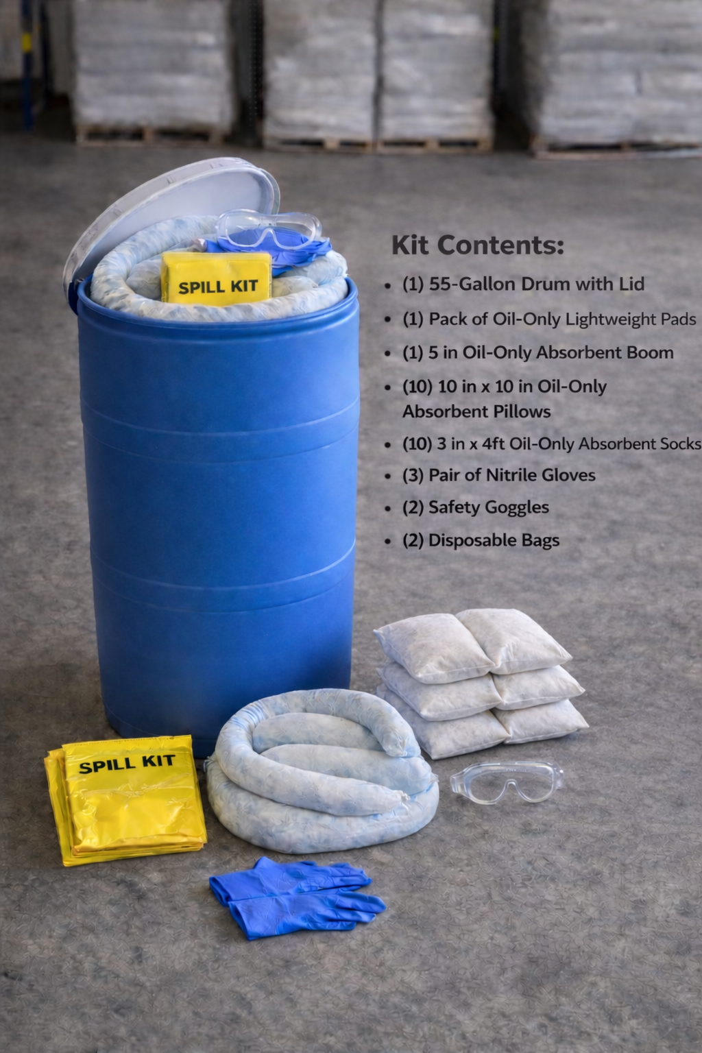 55-Gallon Spill Kit
