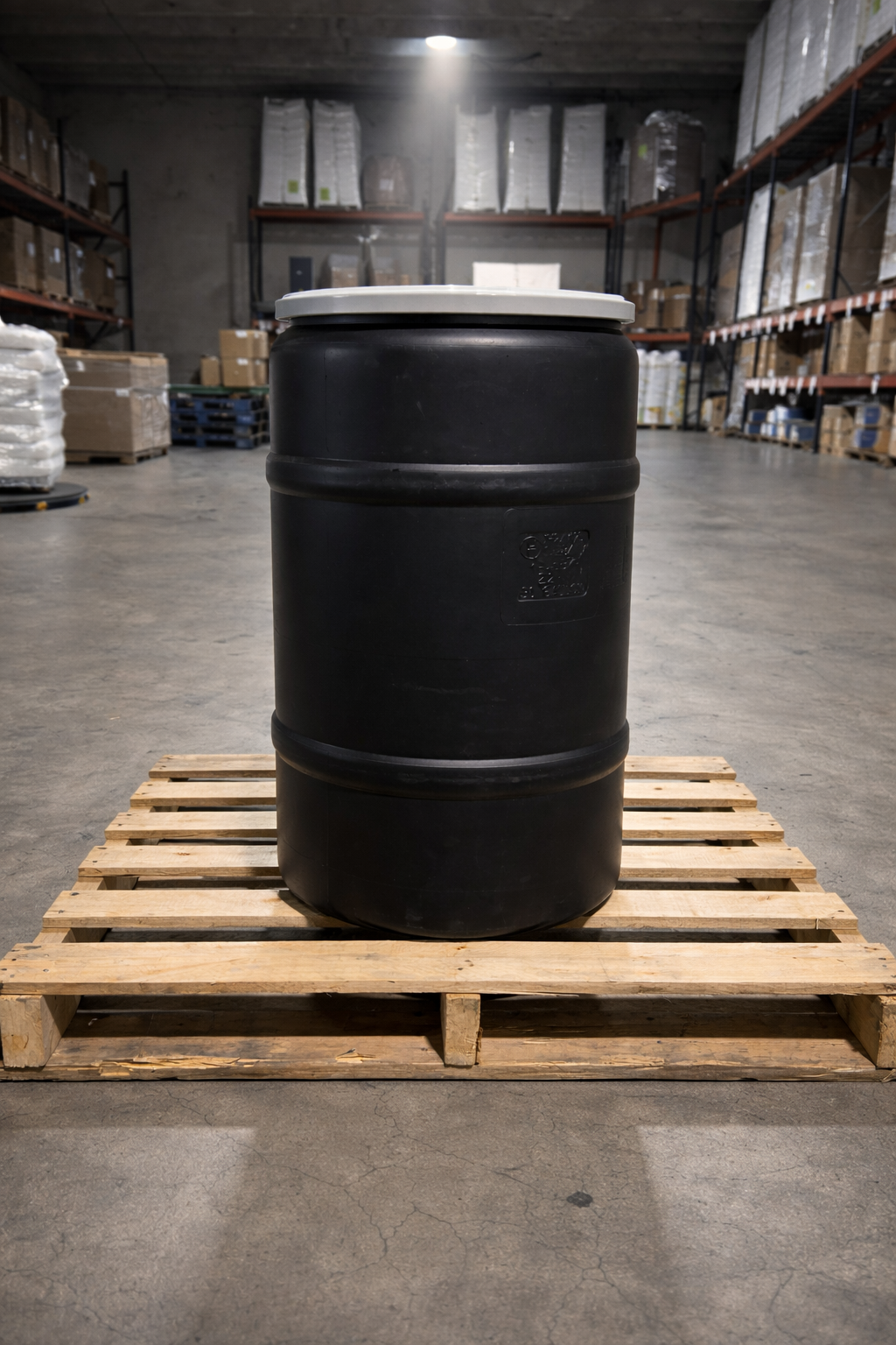 30 Gallon Plastic Drum