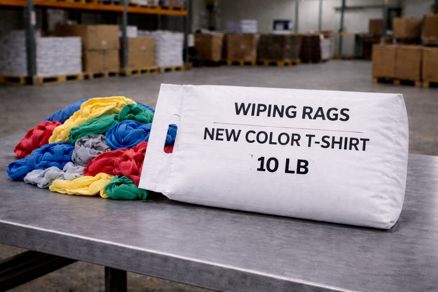New Color T-Shirt Wiping Rags