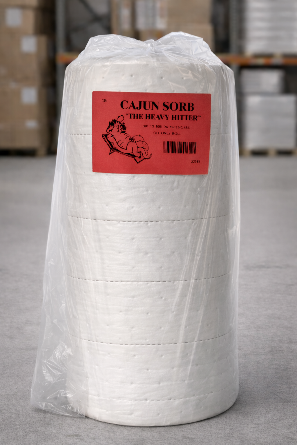 Perforated Heavy Weight White Oil-Only Absorbent Rolls