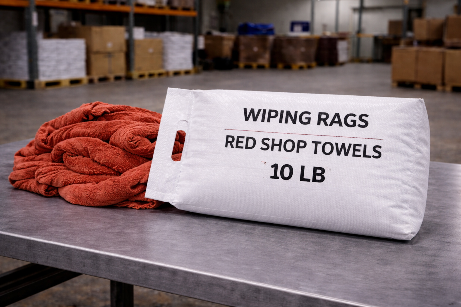 Red Shop Mechanic Towels