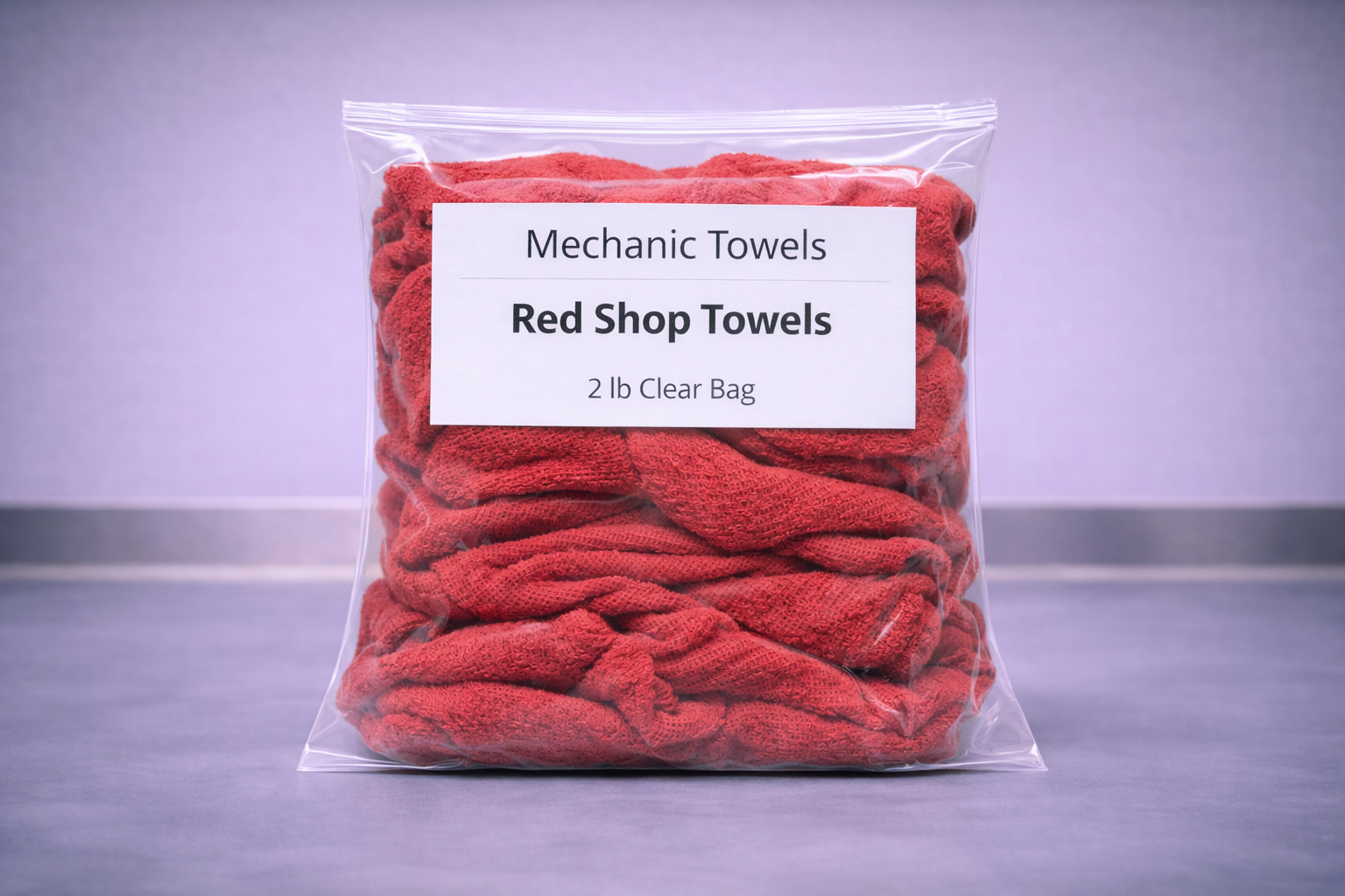 Red Shop Mechanic Towels