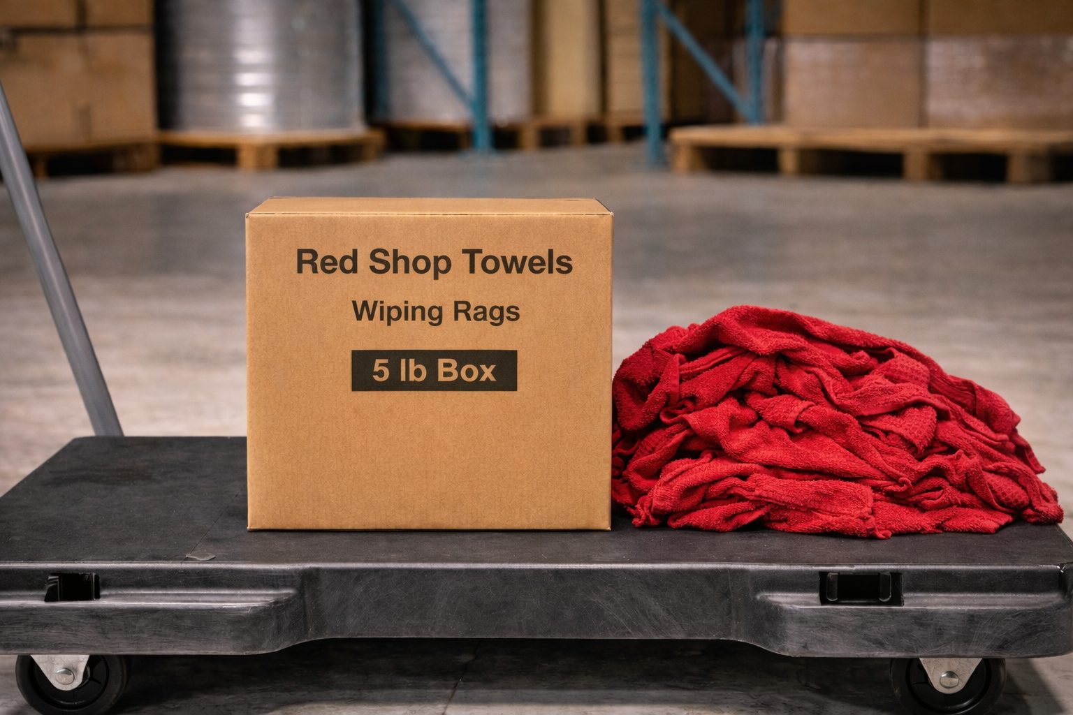 Red Shop Mechanic Towels