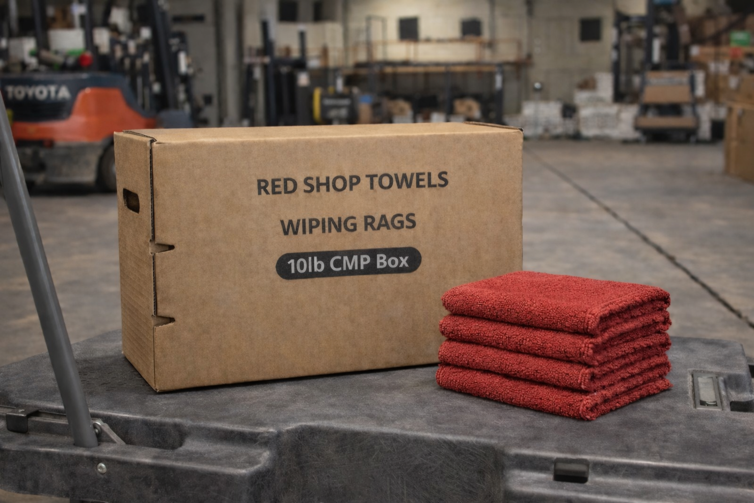 Red Shop Mechanic Towels