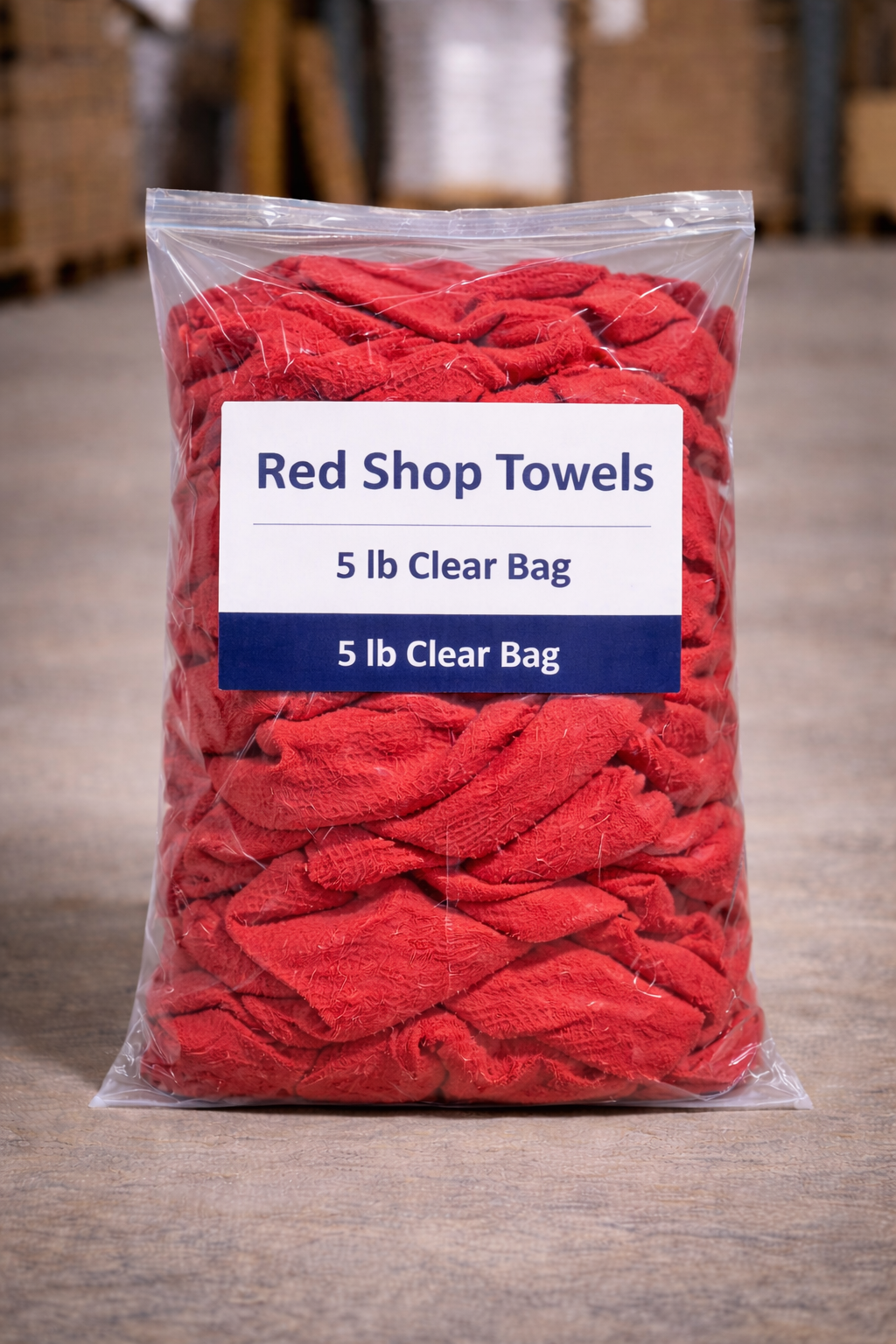 Red Shop Mechanic Towels