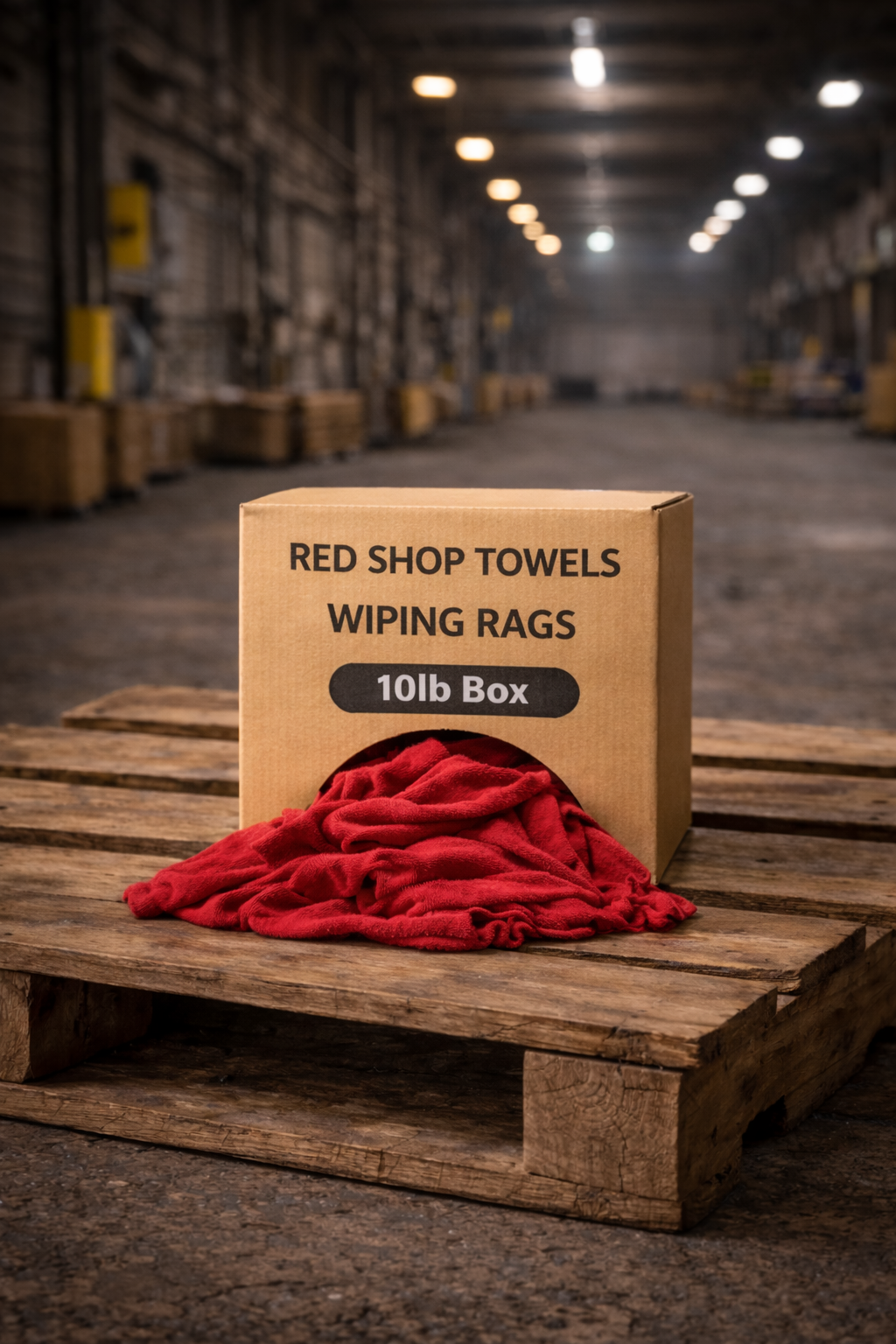 Red Shop Mechanic Towels