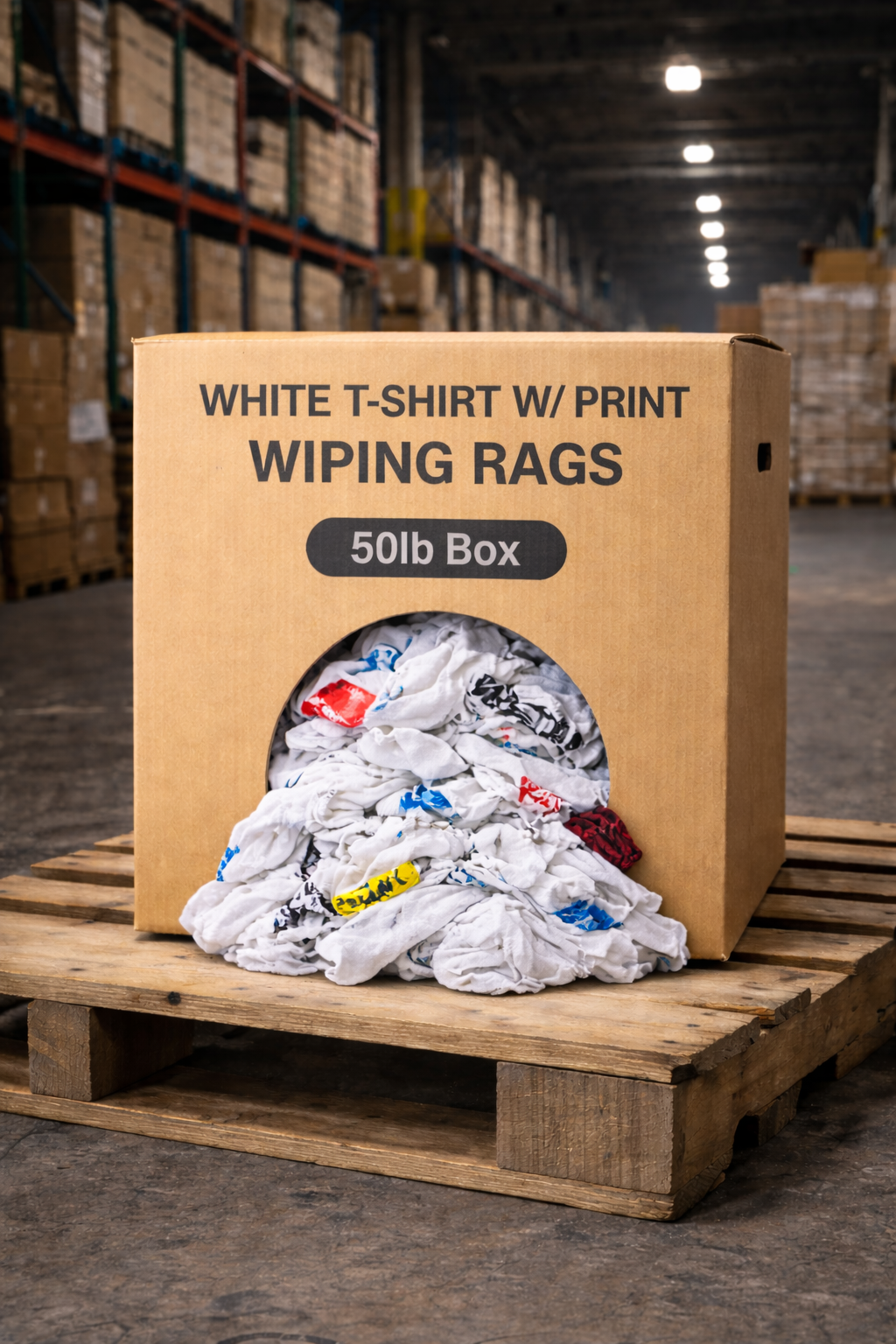 White T-Shirt w/Print