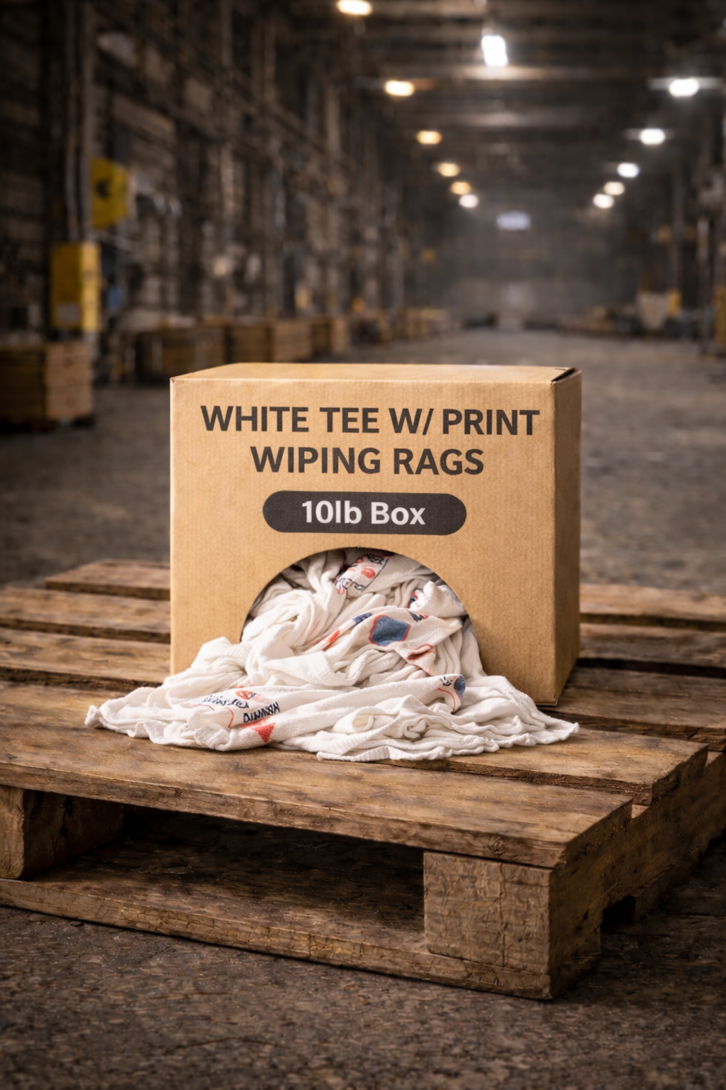 White T-Shirt w/Print