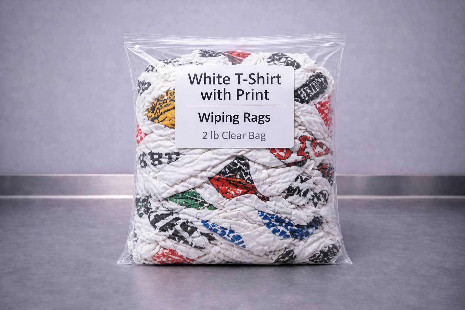 White T-Shirt w/Print